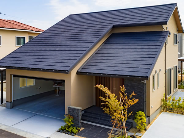 �yi-Shingle�i�A�C�V���O���j�z������Ѓ��[�t�^�C���O���[�v ���g���^�C���u�����h(Metrotile)�{�H�ʐ^